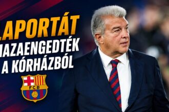 Megnyugtató hír a Barcelonának: Laportát hazaengedték a kórházból