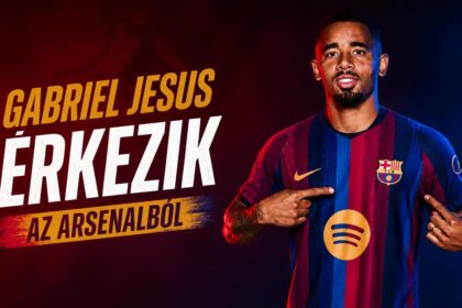 Fordulat Barcelonában: Gabriel Jesus érkezik az Arsenalból