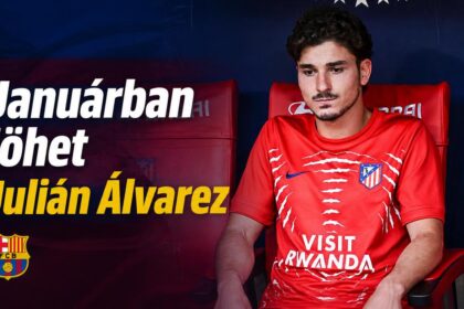 Nem lesz új kilences: a Barcelona télig vár Julián Álvarezre