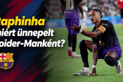 Raphinha elárulta, miért ünnepelt Spider-Manként az Elche ellen