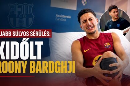 Újabb súlyos sérülés: kidőlt Roony Bardghji